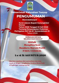 PEDOMAN PERINGATAN HUT KE-81 KEMERDEKAAN REPUBLIK INDONESIA